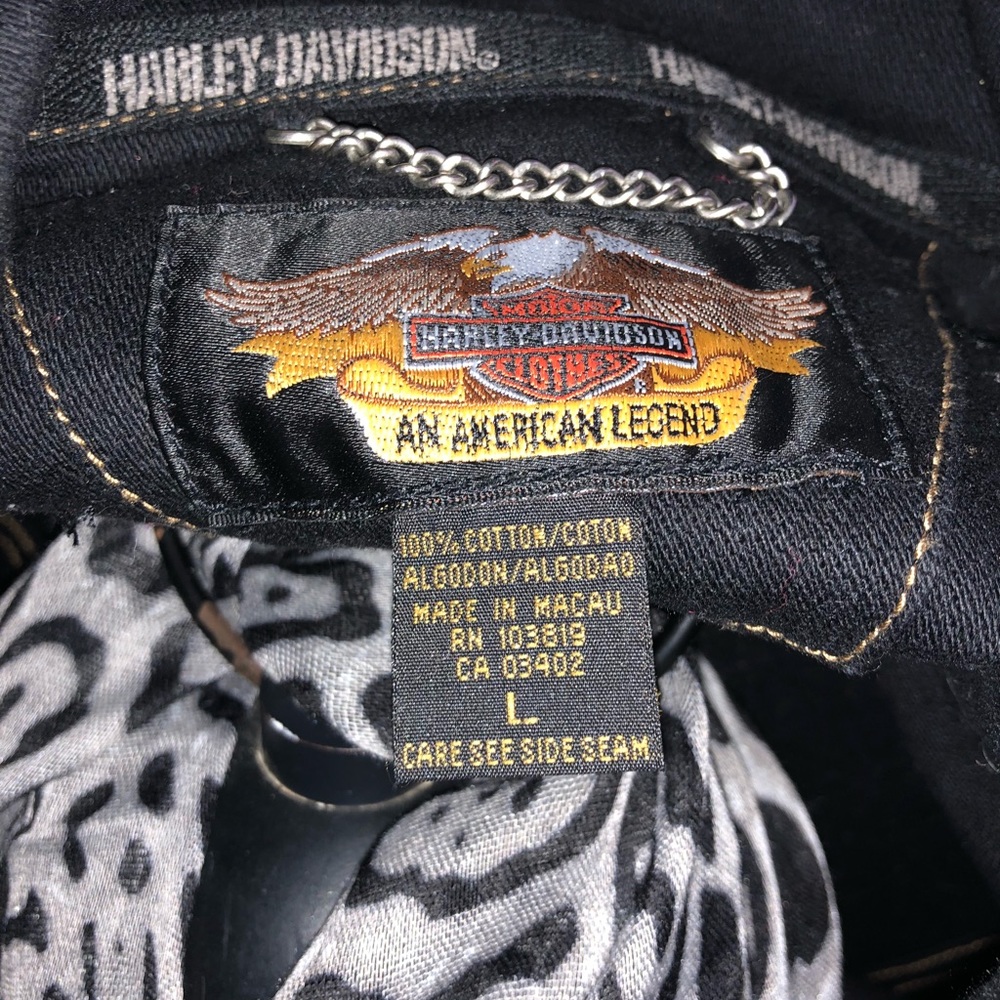 Harley Davidson Jean Jacket - Picture 7 of 8